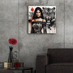 Tiger Girl 1 by Rey Klimt - 24x24 acrylic wall art in a room