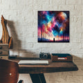 Universe On Fire by Rey Klimt - 12x12 acrylic wall art in a room