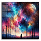 Universe On Fire by Rey Klimt acrylic glass wall art