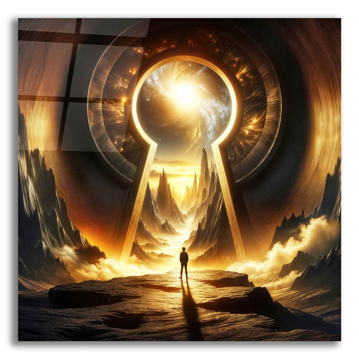 Unlock Your Path by Rey Klimt acrylic glass wall art