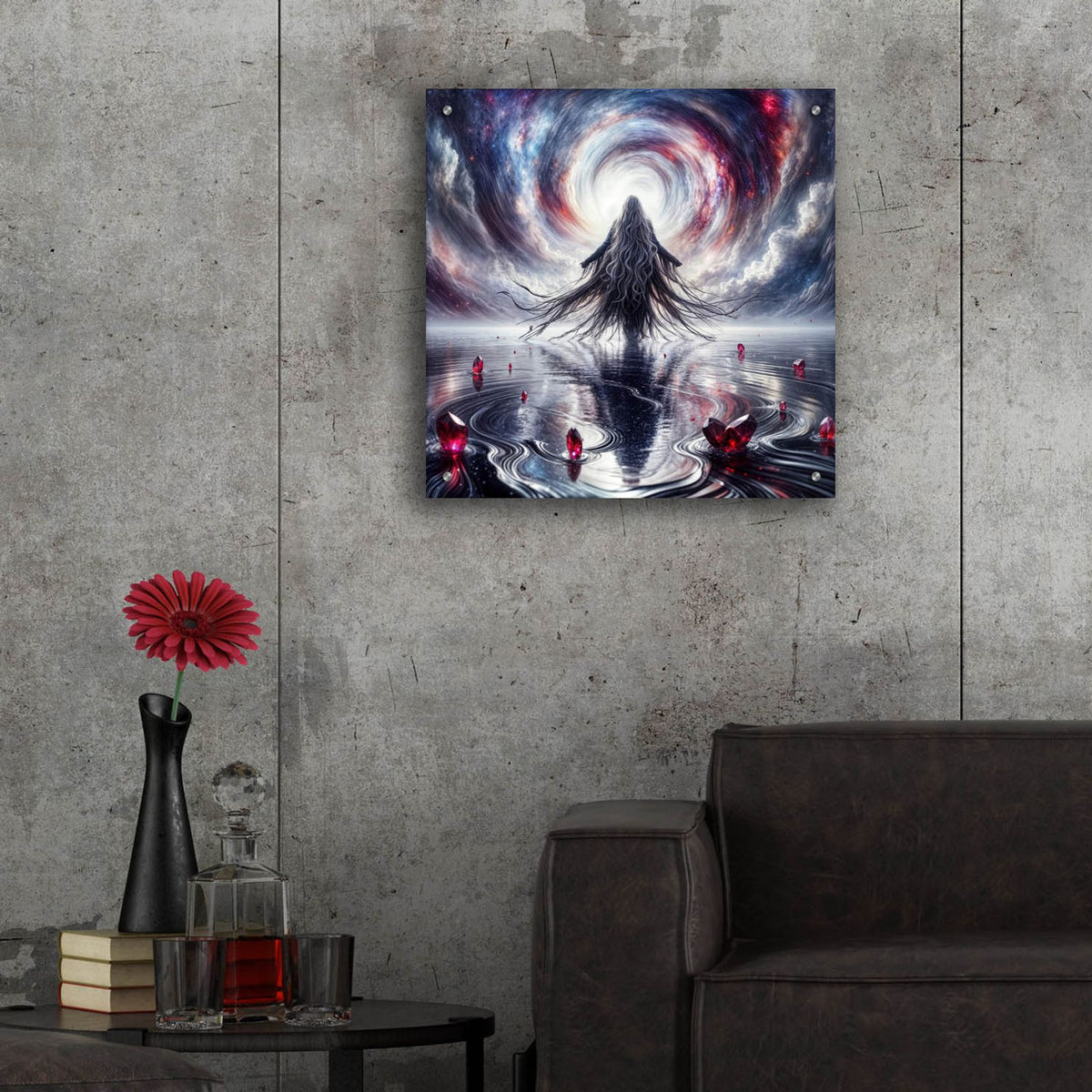 Walking On Water by Rey Klimt - 24x24 acrylic wall art in a room