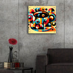Abstract Coffee Cup 1 by Rey Klimt - 24x24 acrylic wall art in a room