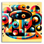 Abstract Coffee Cup 1 by Rey Klimt acrylic glass wall art
