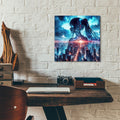 Anime Girl - City Inside Me by Rey Klimt - 12x12 acrylic wall art in a room