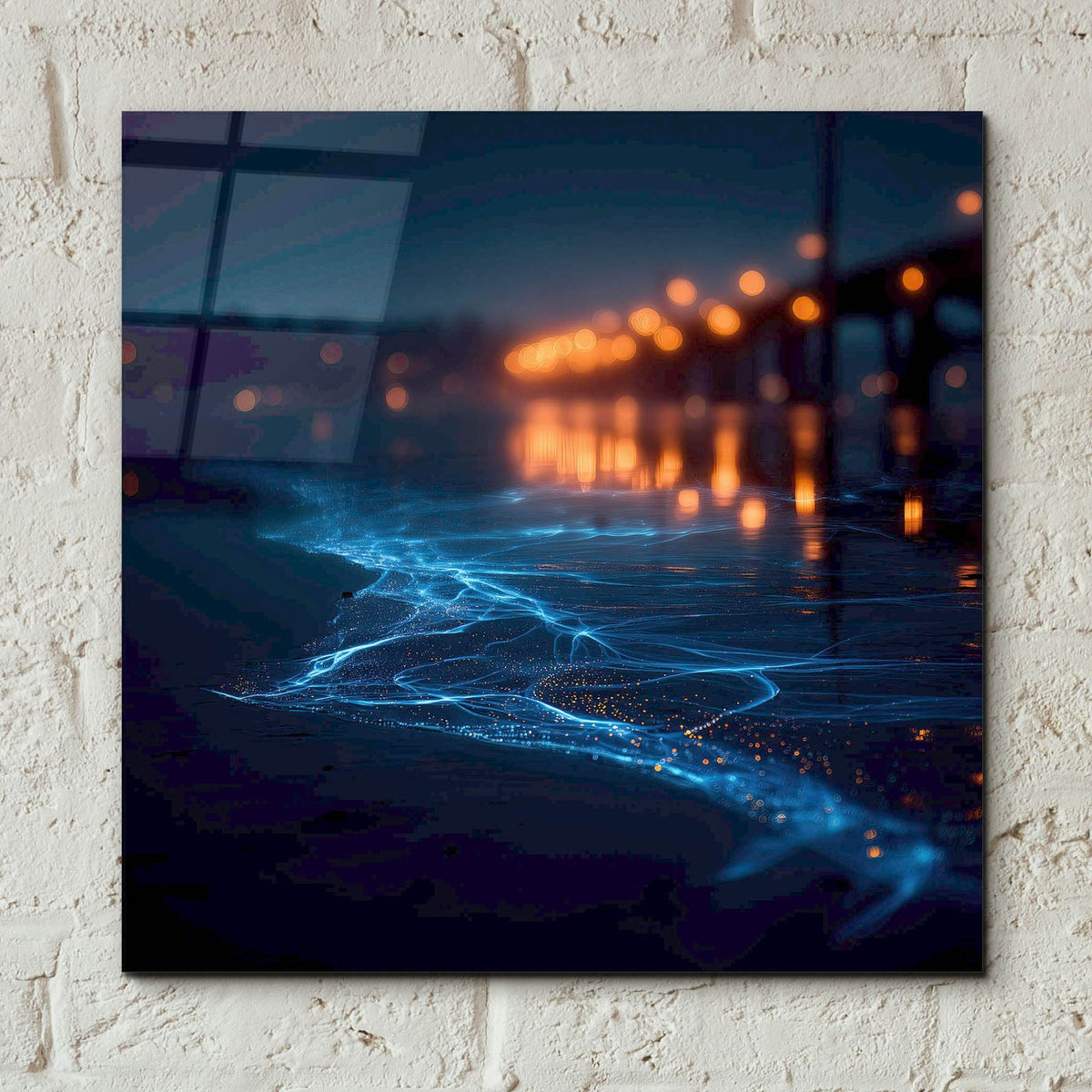 Tides Of The Altered Mind 2 by Ann Klee - 12x12 acrylic wall art in a room