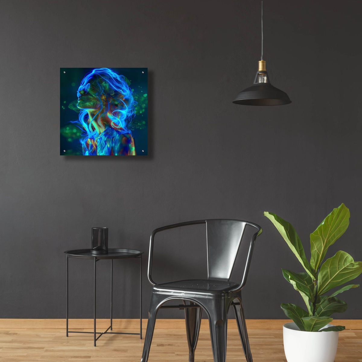 Soul by Ann Klee - 24x24 acrylic wall art in a room