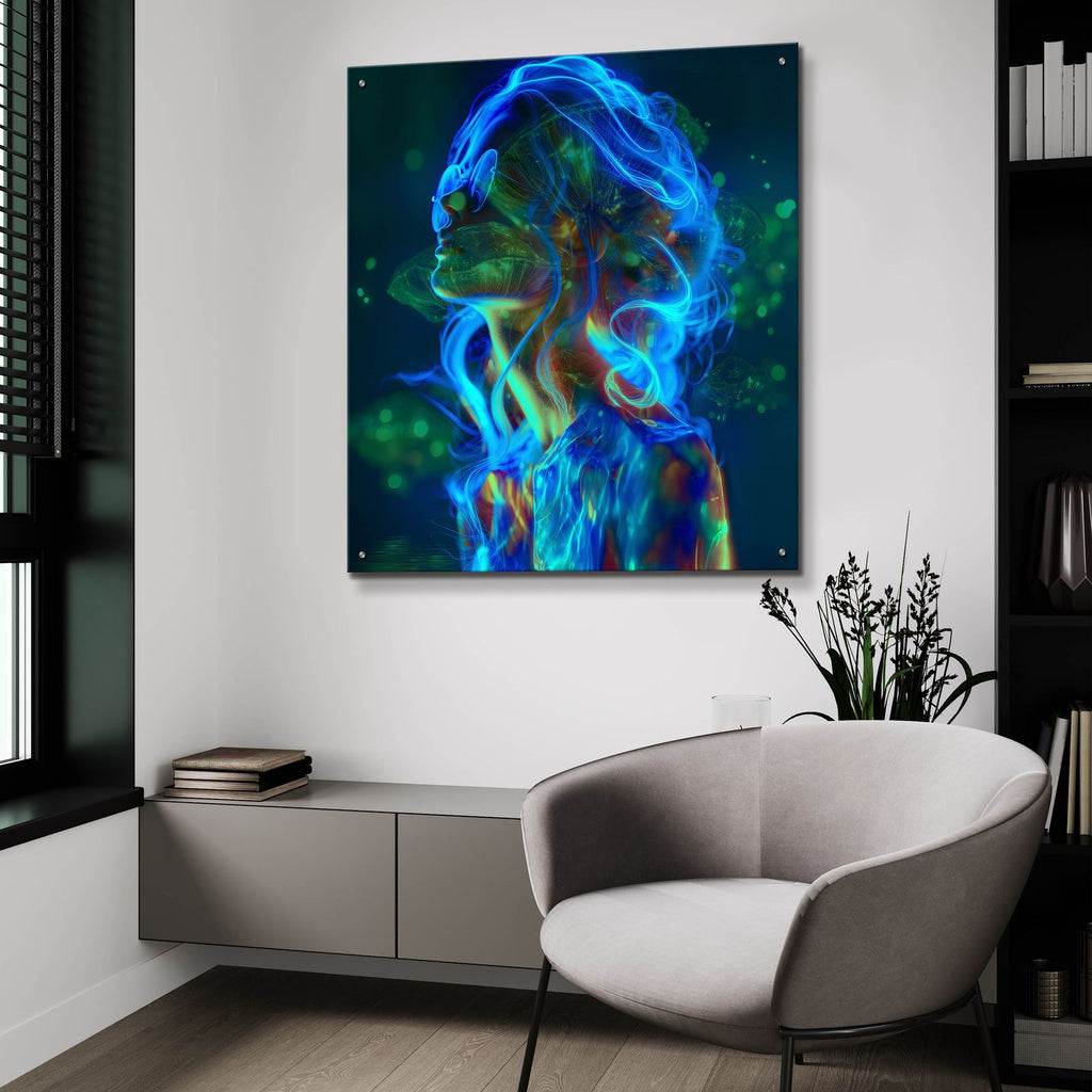 Soul by Ann Klee - 36x36 acrylic wall art in a room