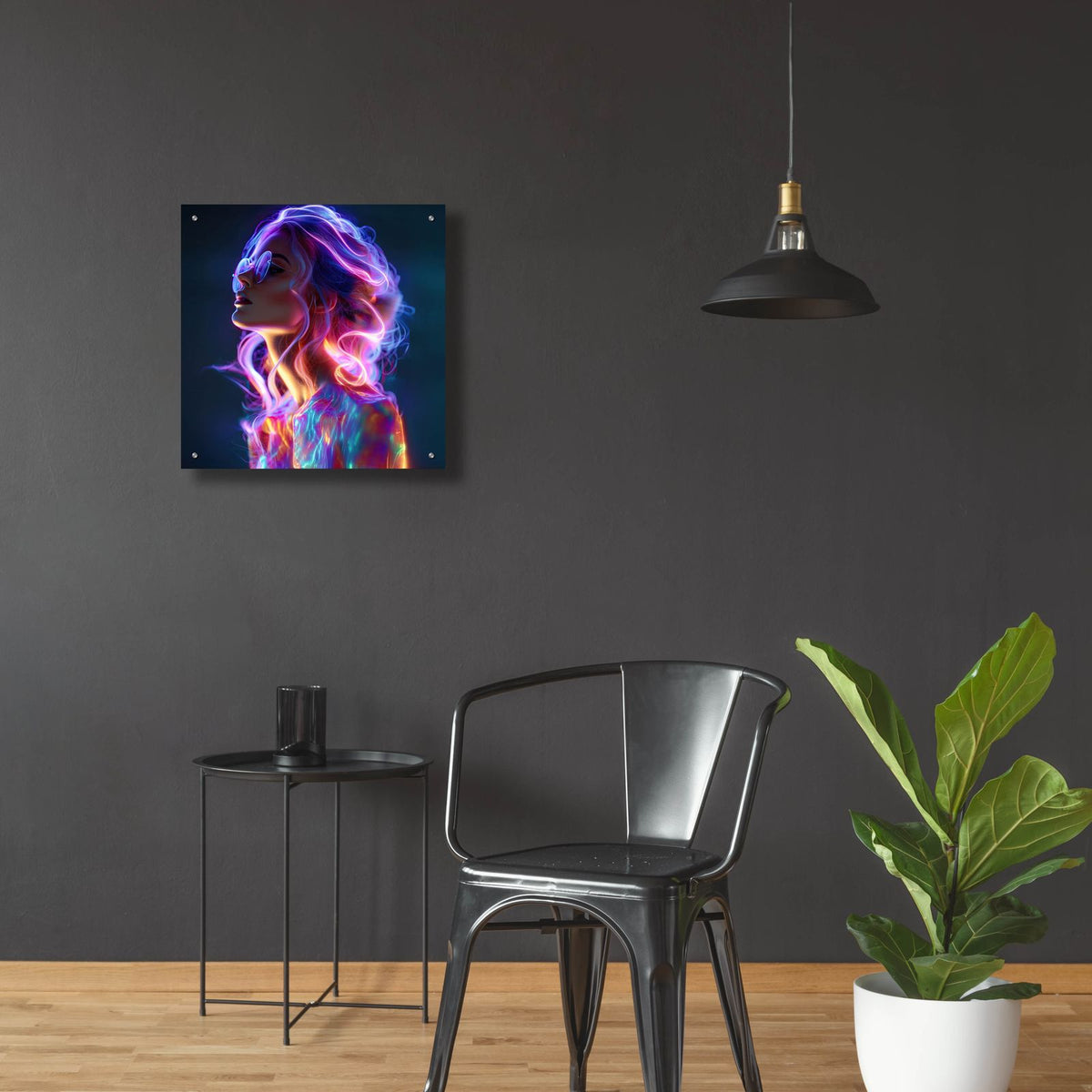 Soul 2 by Ann Klee - 24x24 acrylic wall art in a room