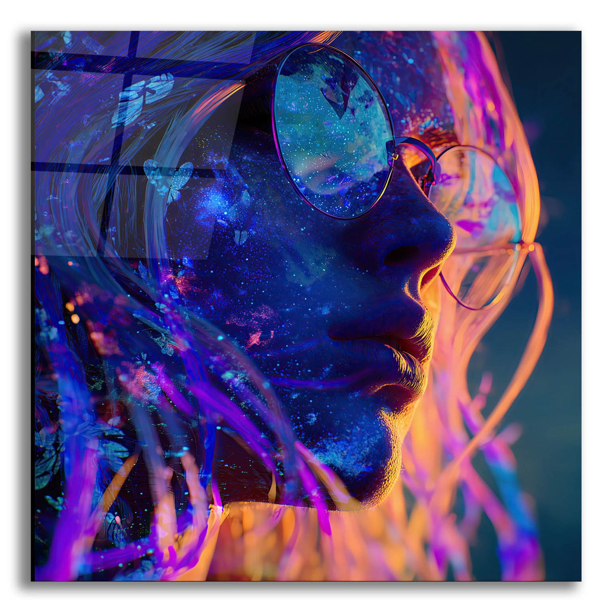 Self Meets Infinity 2 by Ann Klee acrylic glass wall art