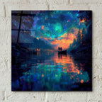 River Of Visions by Ann Klee - 12x12 acrylic wall art in a room