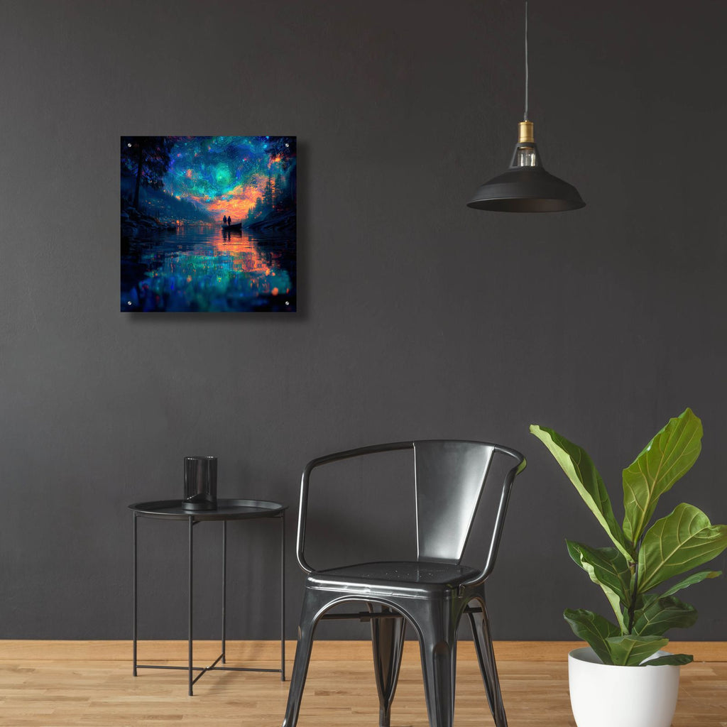 River Of Visions by Ann Klee - 24x24 acrylic wall art in a room