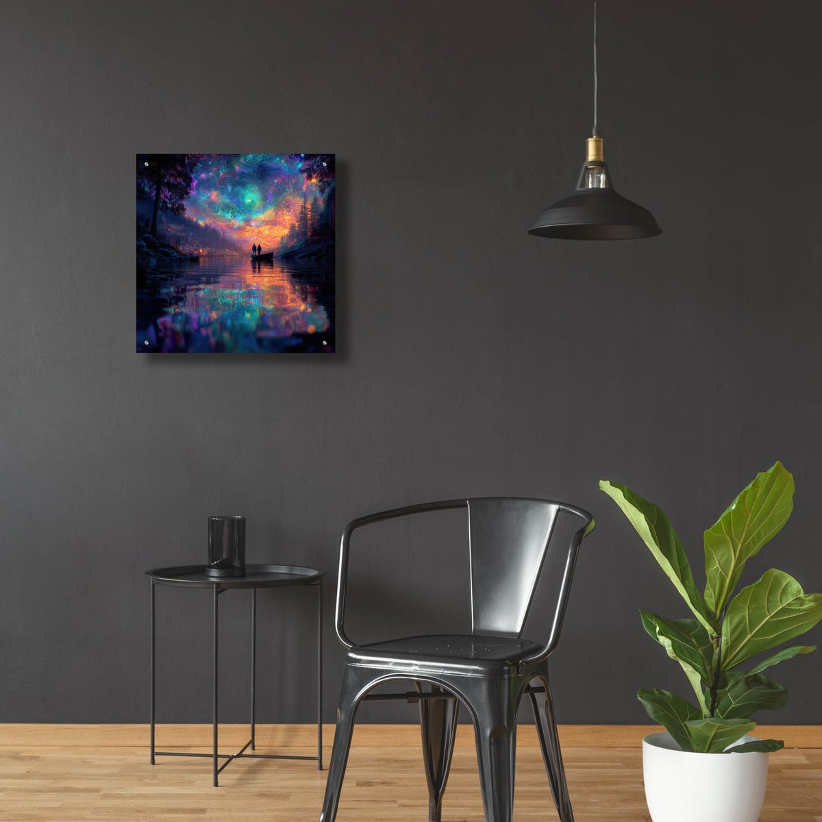 River Of Visions 2 by Ann Klee - 24x24 acrylic wall art in a room