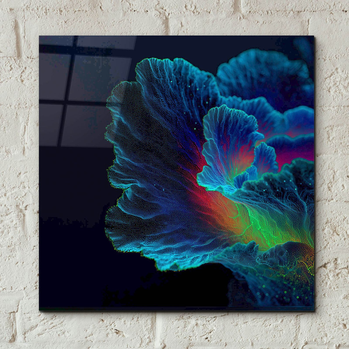 Morning Glory by Ann Klee - 12x12 acrylic wall art in a room