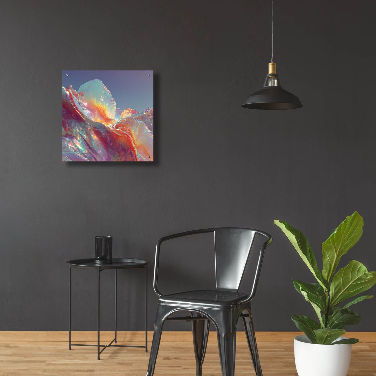 Mindscape 3 by Ann Klee - 24x24 acrylic wall art in a room