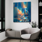 Mindscape 8 by Ann Klee - 36x36 acrylic wall art in a room