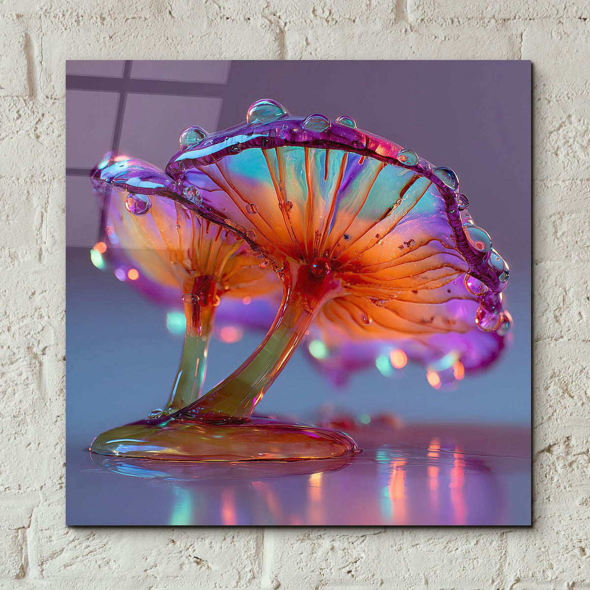 Magic Mushroom 2 by Ann Klee - 12x12 acrylic wall art in a room