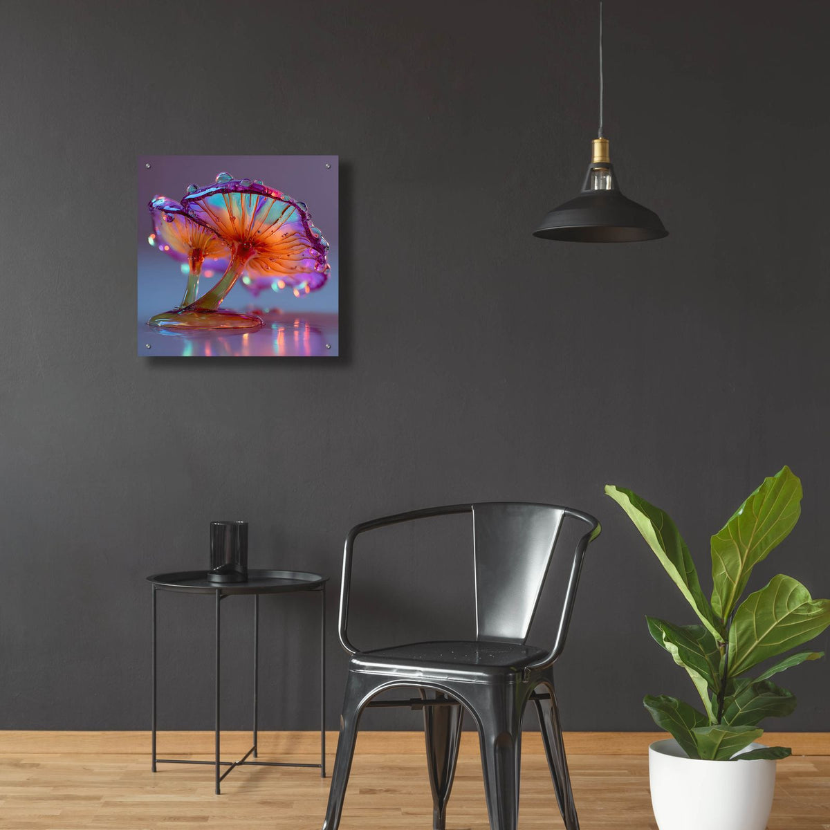 Magic Mushroom 2 by Ann Klee - 24x24 acrylic wall art in a room