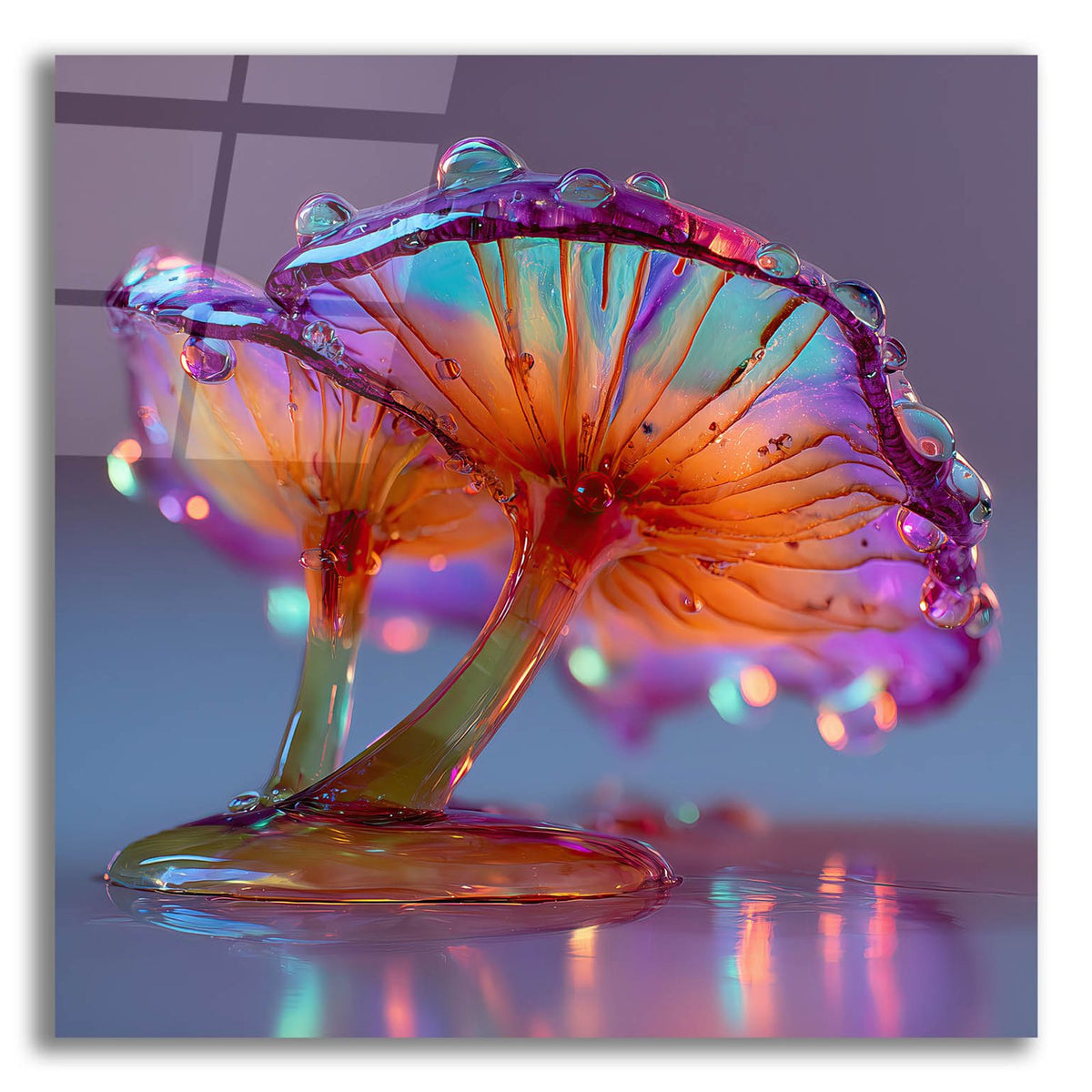 Magic Mushroom 2 by Ann Klee acrylic glass wall art