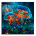 Magic Jellyfish by Ann Klee acrylic glass wall art