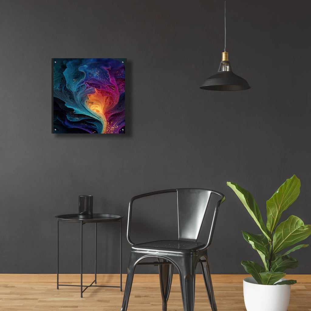 Magestic Storm 2 by Ann Klee - 24x24 acrylic wall art in a room