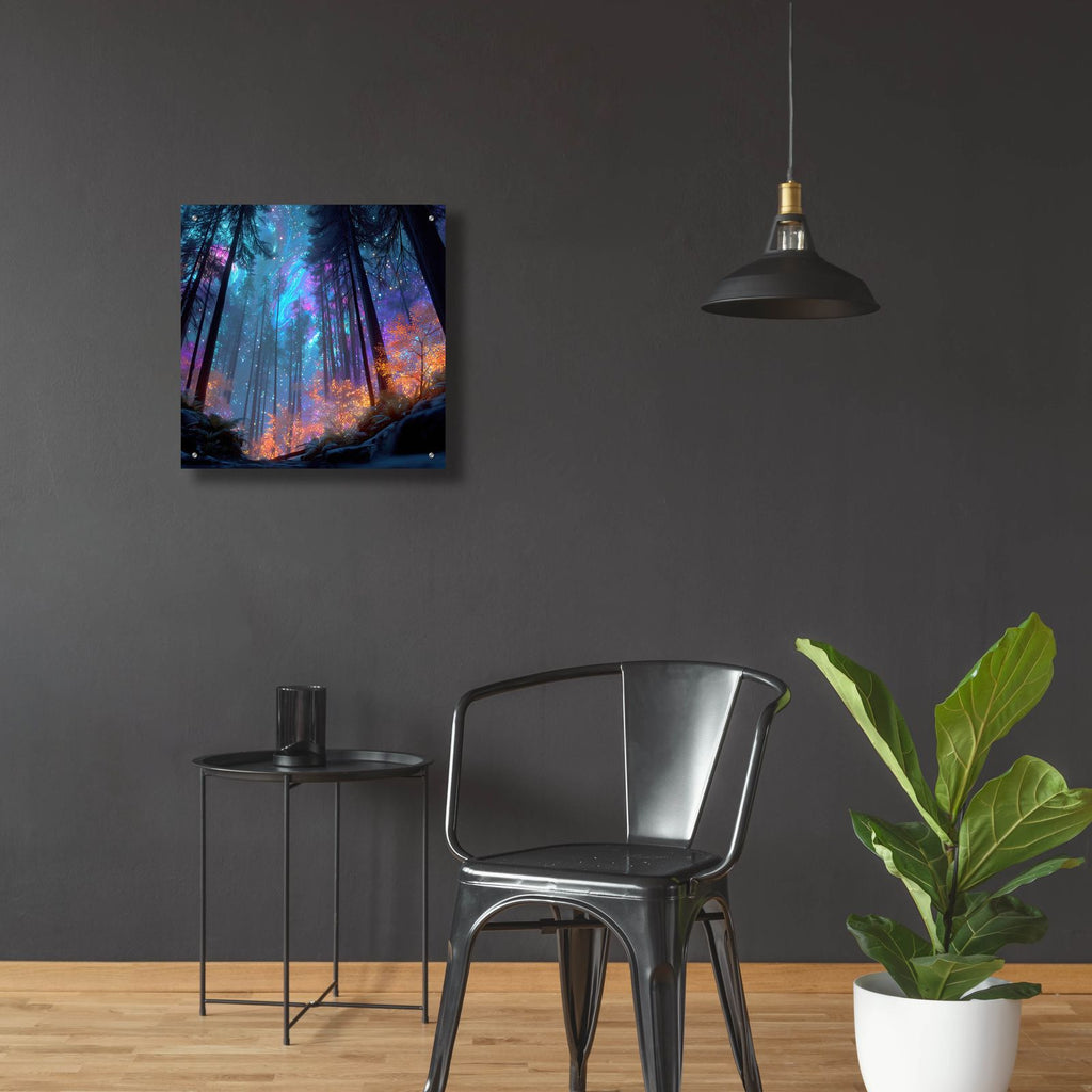 Luinescent Forest by Ann Klee - 24x24 acrylic wall art in a room