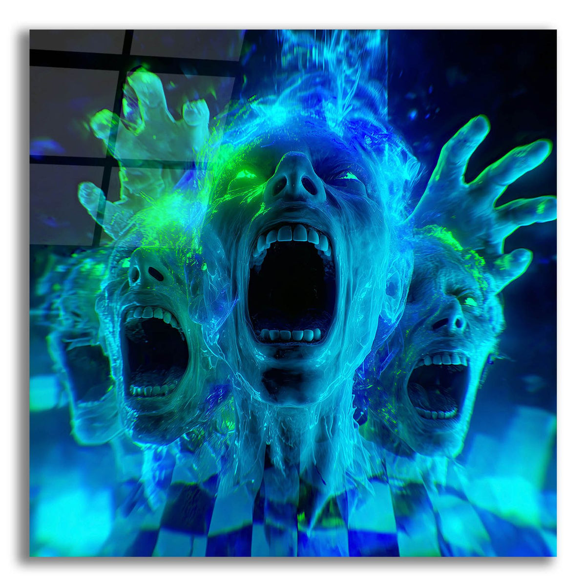 Inner Demons by Ann Klee acrylic glass wall art
