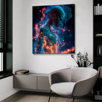 Ignite Me by Ann Klee - 36x36 acrylic wall art in a room