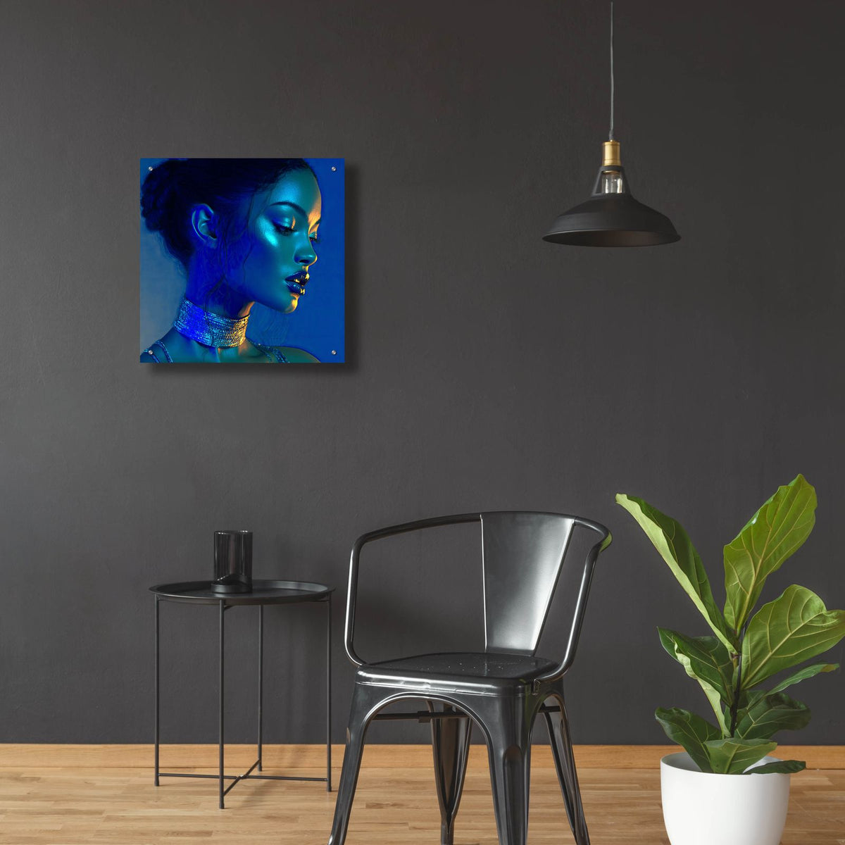 Goddess by Ann Klee - 24x24 acrylic wall art in a room