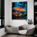 Ethereal Glow Of The Mushroom 2 by Ann Klee - 36x36 acrylic wall art in a room