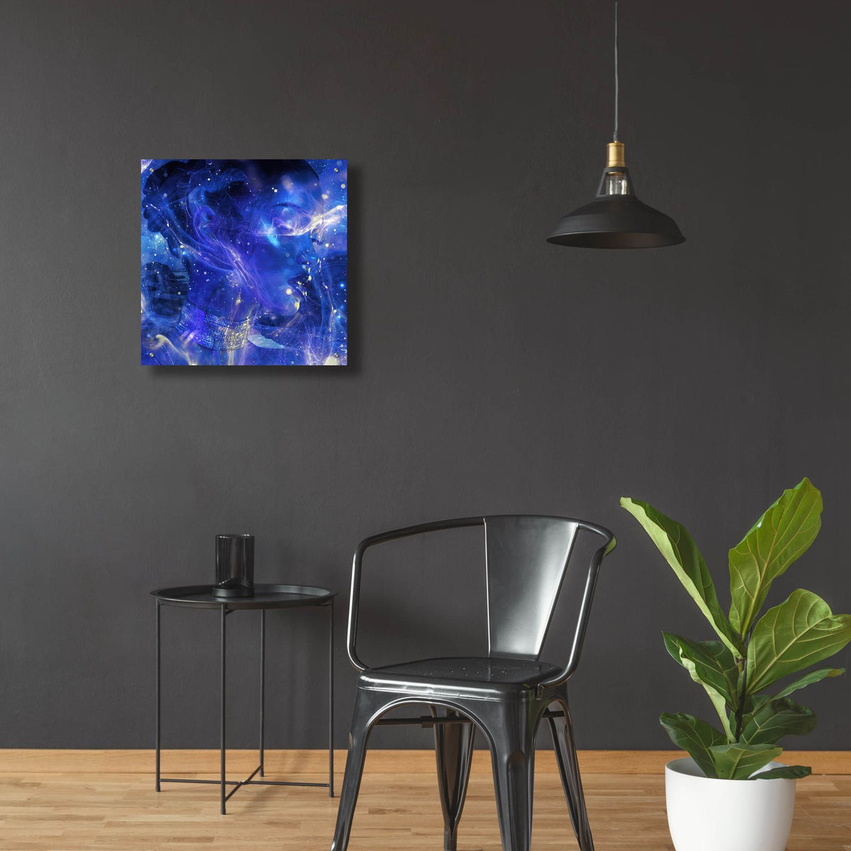 Cosmic Trip by Ann Klee - 24x24 acrylic wall art in a room