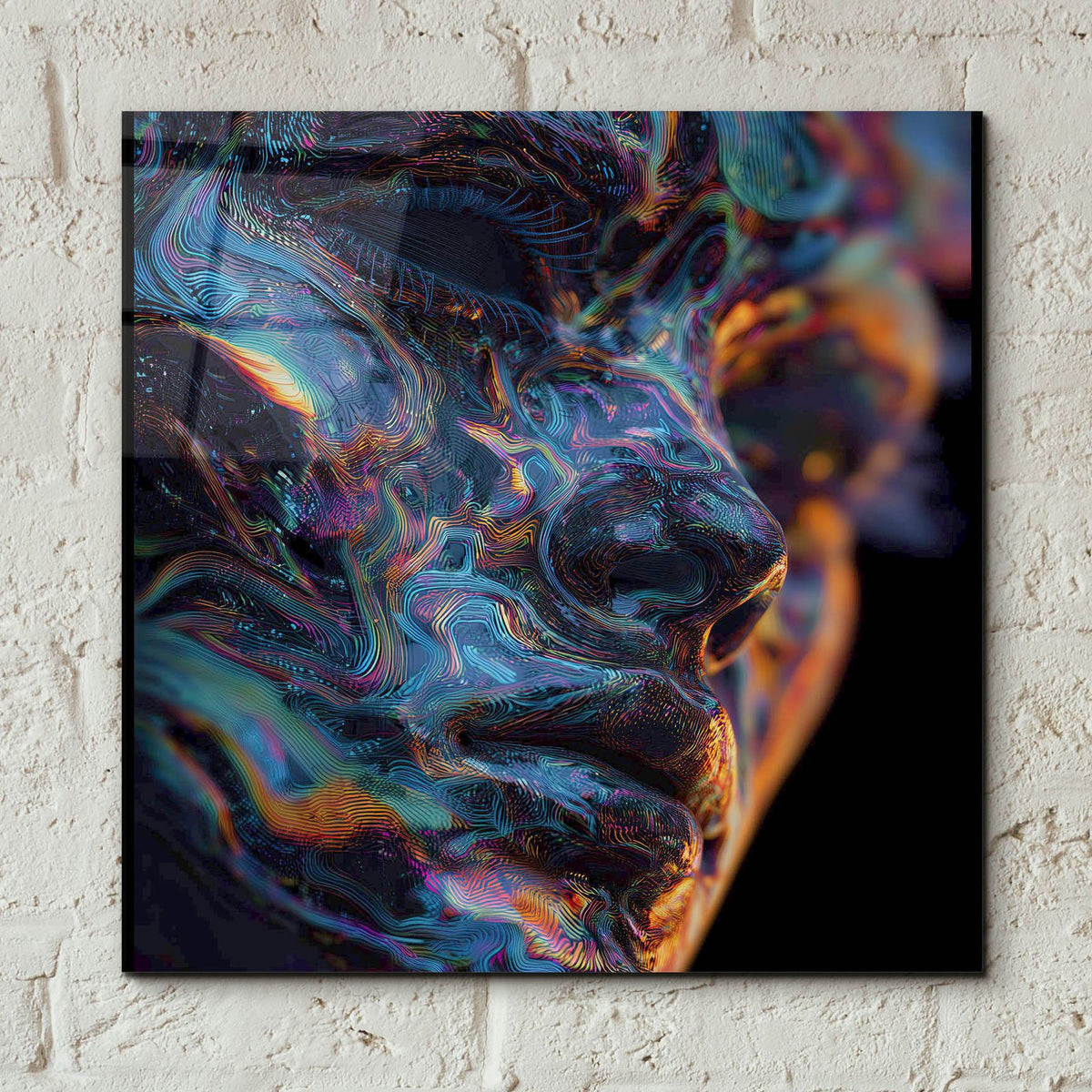 Cosmic Goddess by Ann Klee - 12x12 acrylic wall art in a room
