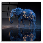 Magestic Moonlight Elephant 4 by Ann Klee acrylic glass wall art
