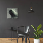 Wolf Forest by Ann Klee - 24x24 acrylic wall art in a room