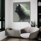 Wolf Forest by Ann Klee - 36x36 acrylic wall art in a room