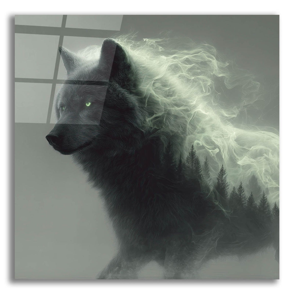 Wolf Forest by Ann Klee acrylic glass wall art