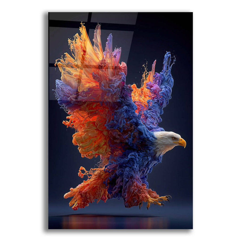 The Eagles Fluid Ascent by Ann Klee acrylic glass wall art