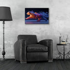 The Tigerss Fluid Ascent by Ann Klee - 24x16 acrylic wall art in a room