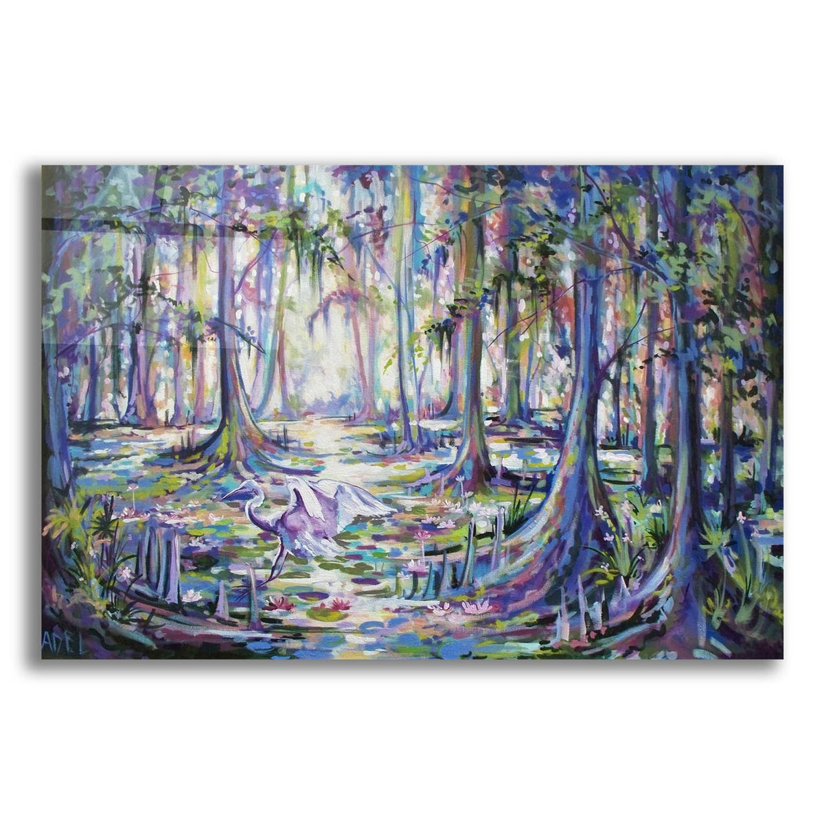 Swamp Bird - New Orleans by ADEL acrylic glass wall art