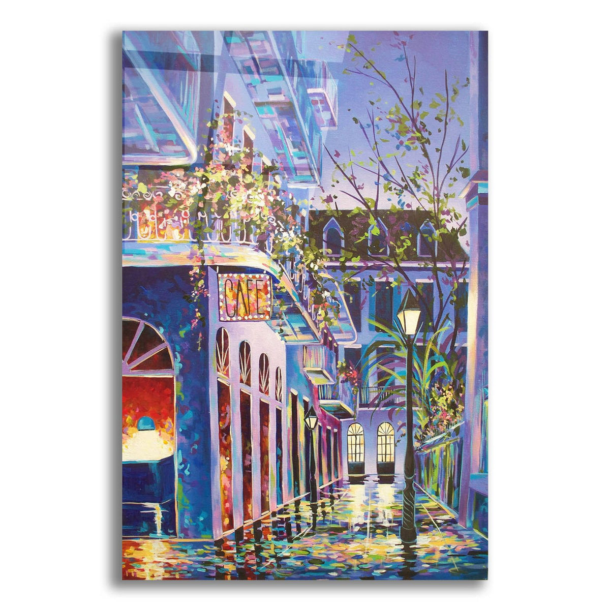 Pirates Alley Cafe Spring - New Orleans by ADEL acrylic glass wall art