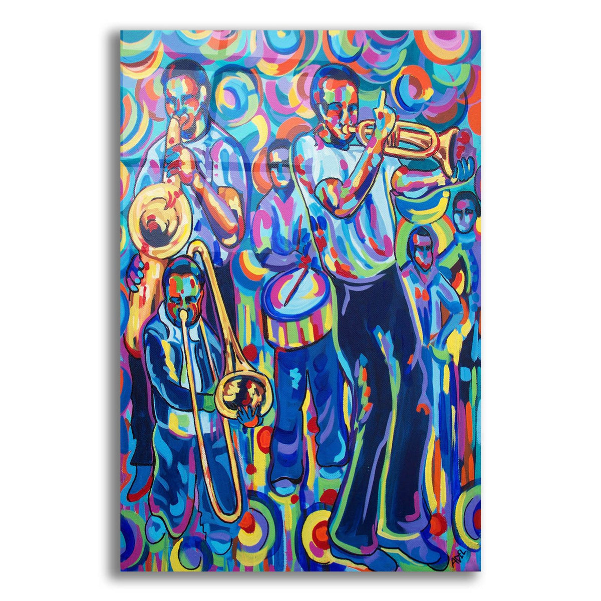 New Orleans Street Jazz Music by ADEL acrylic glass wall art