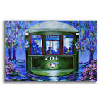 New Orleans Mardi Gras Trolley by ADEL acrylic glass wall art