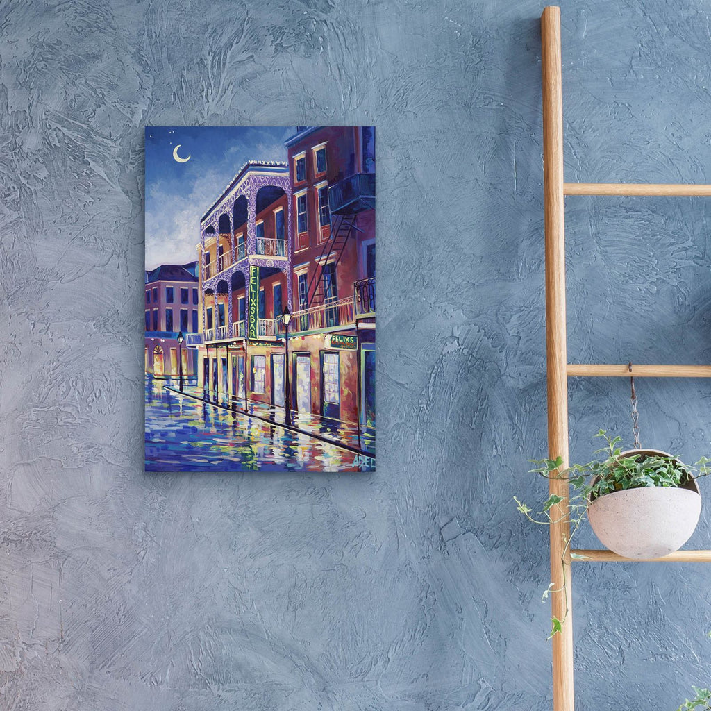 Felix's Restaurant And Oyster Bar New Orleans by ADEL - 16x24 acrylic wall art in a room