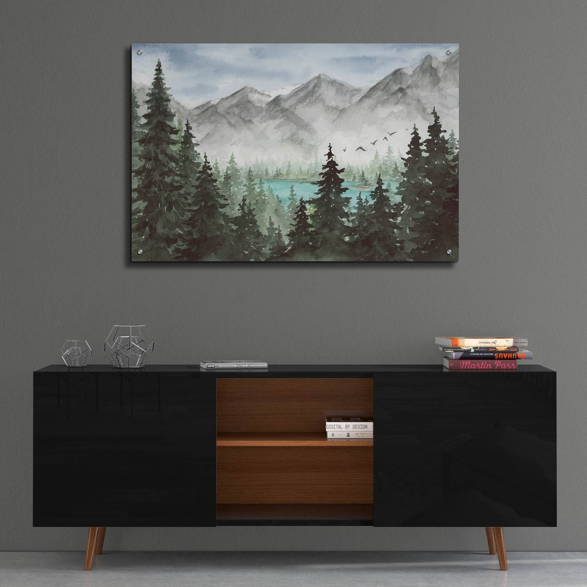 Where The Lake Waits by Anika Goodhue - 36x24 acrylic wall art in a room