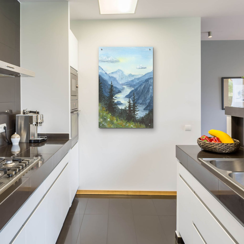 Weaving Through The Mountains by Anika Goodhue - 24x36 acrylic wall art in a room