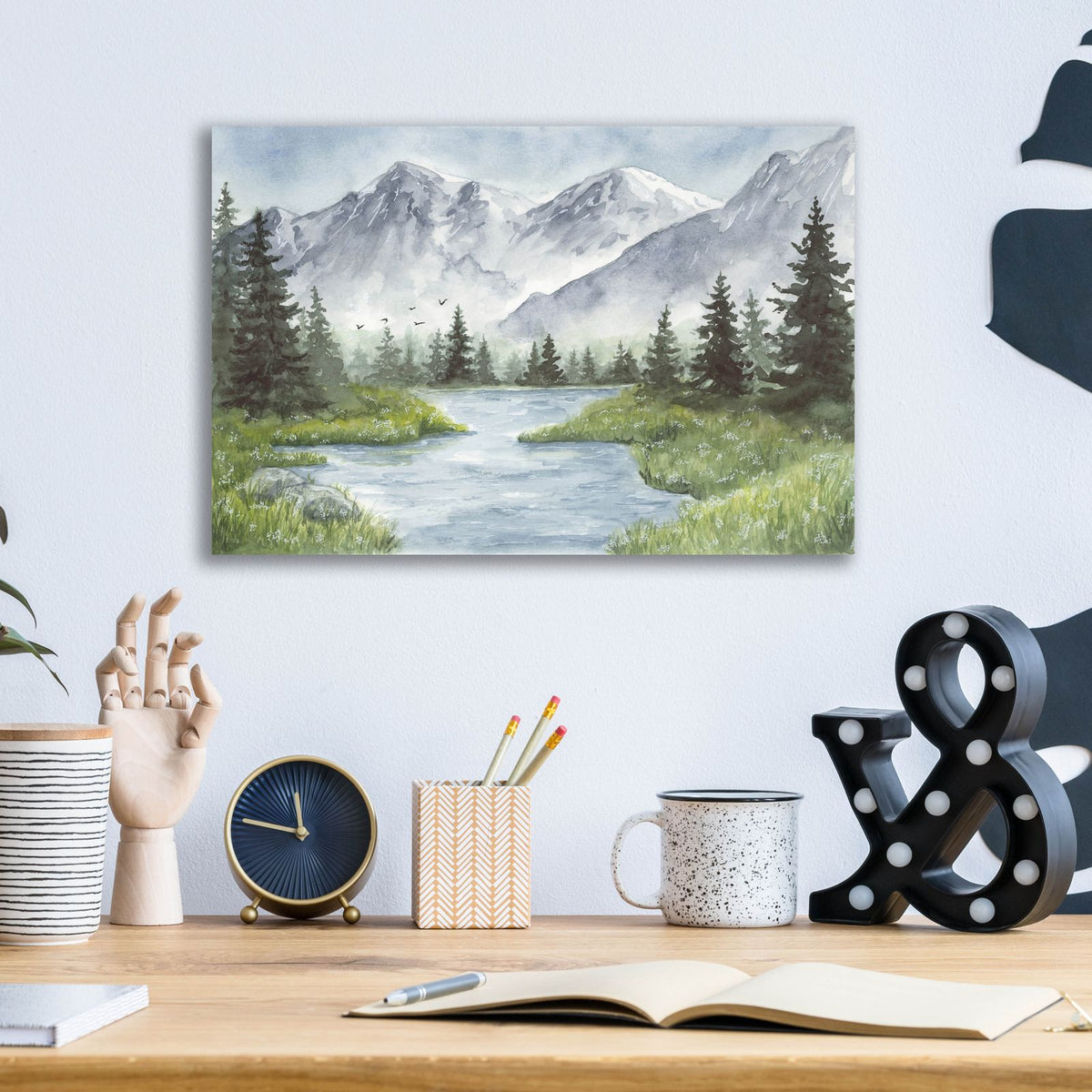 The River Knows The Way by Anika Goodhue - 16x12 acrylic wall art in a room