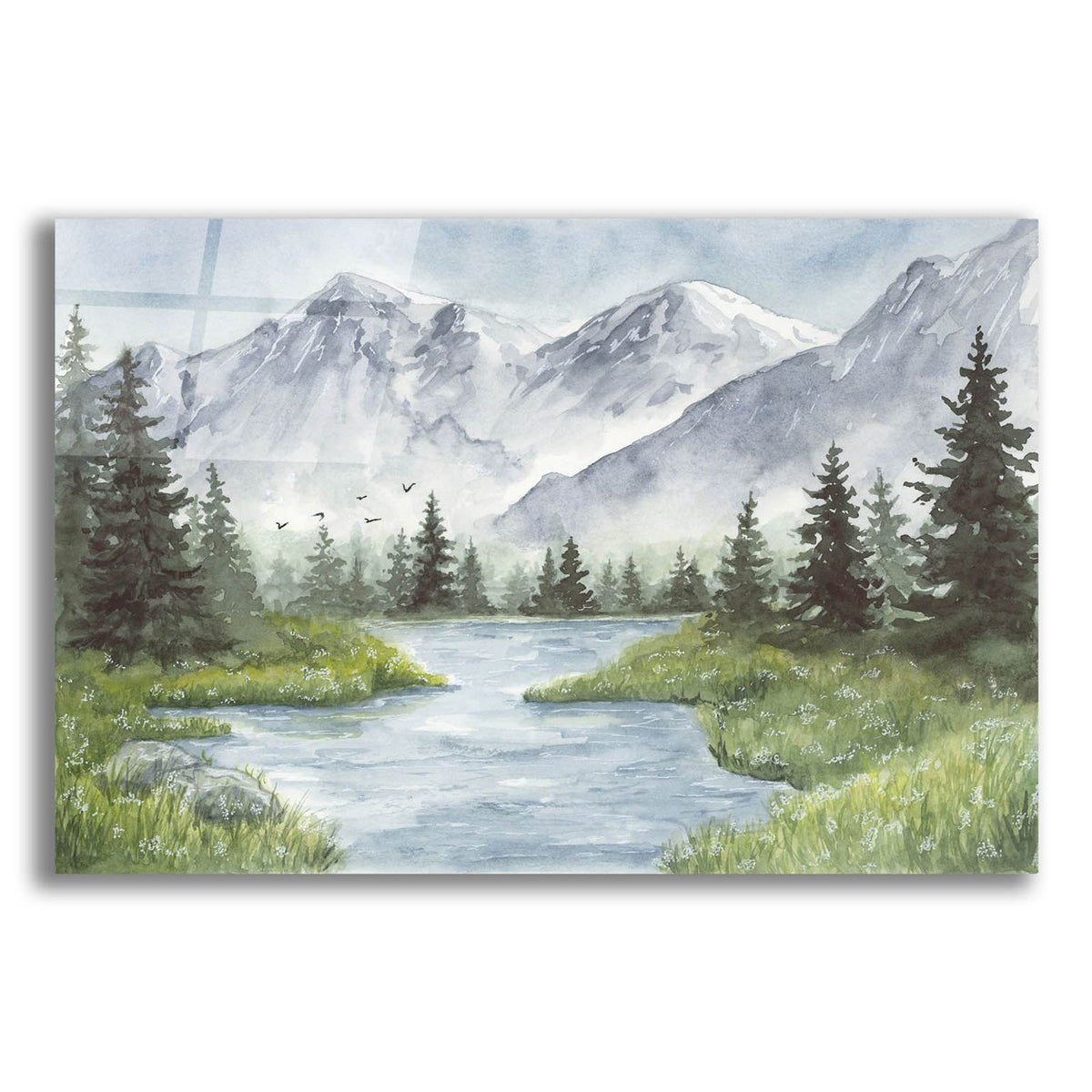 The River Knows The Way by Anika Goodhue acrylic glass wall art