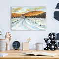 Rocky Top Stables, South Shaftsbury Vt by Anika Goodhue - 16x12 acrylic wall art in a room