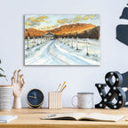 Rocky Top Stables, South Shaftsbury Vt by Anika Goodhue - 16x12 acrylic wall art in a room