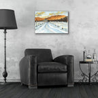 Rocky Top Stables, South Shaftsbury Vt by Anika Goodhue - 24x16 acrylic wall art in a room