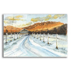 Rocky Top Stables, South Shaftsbury Vt by Anika Goodhue acrylic glass wall art